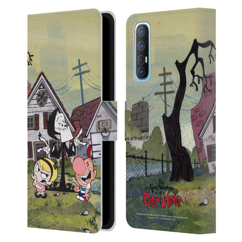 The Grim Adventures of Billy & Mandy Graphics Poster Leather Book Wallet Case Cover For OPPO Find X2 Neo 5G