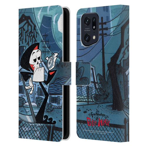 The Grim Adventures of Billy & Mandy Graphics Grim Leather Book Wallet Case Cover For OPPO Find X5