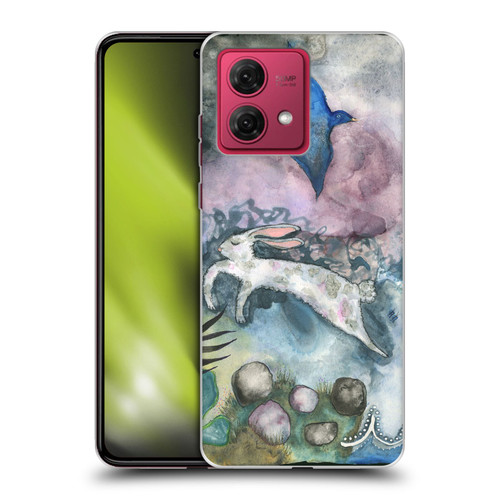 Wyanne Animals Bird and Rabbit Soft Gel Case for Motorola Moto G84 5G