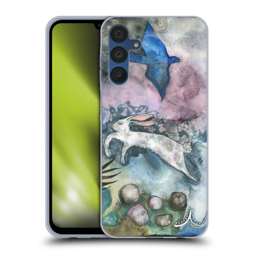 Wyanne Animals Bird and Rabbit Soft Gel Case for Samsung Galaxy A15