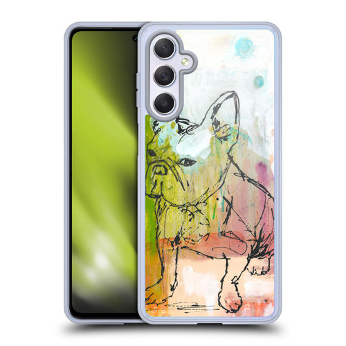 Wyanne Animals French Bulldog Sketch Soft Gel Case for Samsung Galaxy M54 5G