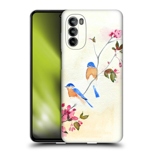 Mai Autumn Birds Blossoms Soft Gel Case for Motorola Moto G82 5G