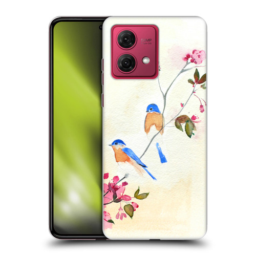 Mai Autumn Birds Blossoms Soft Gel Case for Motorola Moto G84 5G