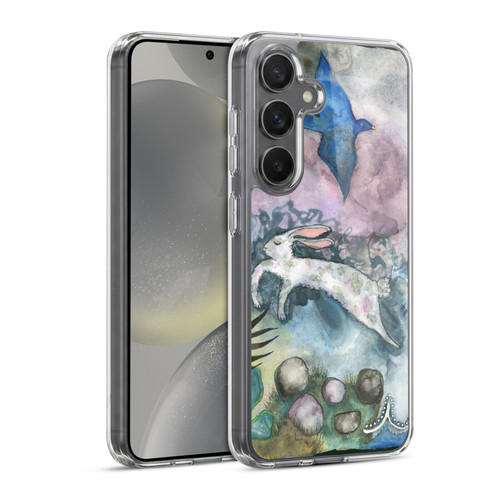 Wyanne Animals Bird and Rabbit Soft Gel Case for Samsung Galaxy S24 5G & MagSafe