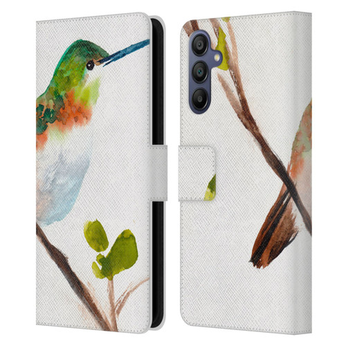 Mai Autumn Birds Hummingbird Leather Book Wallet Case Cover For Samsung Galaxy A15
