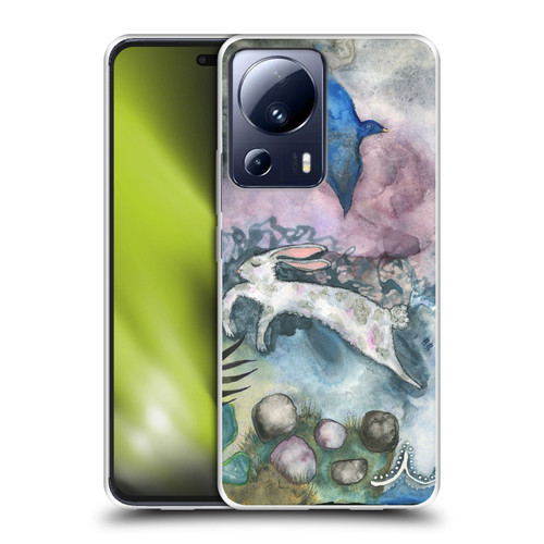 Wyanne Animals Bird and Rabbit Soft Gel Case for Xiaomi 13 Lite 5G