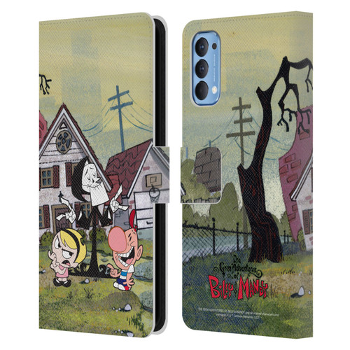 The Grim Adventures of Billy & Mandy Graphics Poster Leather Book Wallet Case Cover For OPPO Reno 4 5G