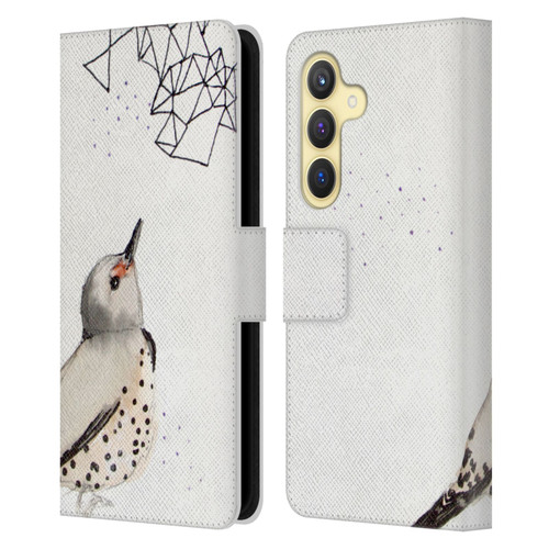 Mai Autumn Birds Northern Flicker Leather Book Wallet Case Cover For Samsung Galaxy S24 5G