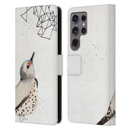 Mai Autumn Birds Northern Flicker Leather Book Wallet Case Cover For Samsung Galaxy S24 Ultra 5G