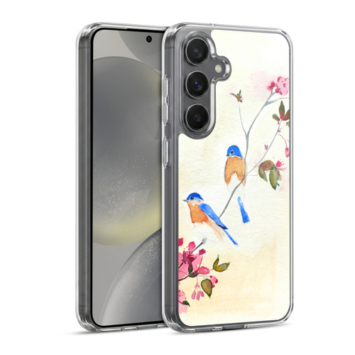 Mai Autumn Birds Blossoms Soft Gel Case for Samsung Galaxy S24 5G & MagSafe