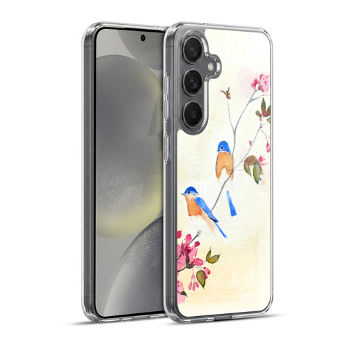 Mai Autumn Birds Blossoms Soft Gel Case for Samsung Galaxy S24+ 5G & MagSafe