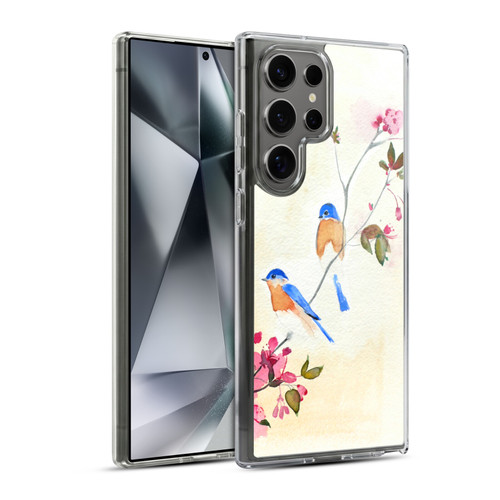 Mai Autumn Birds Blossoms Soft Gel Case for Samsung Galaxy S24 Ultra 5G & MagSafe