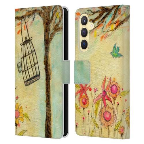 Wyanne Birds Free To Be Leather Book Wallet Case Cover For Samsung Galaxy S23 FE 5G