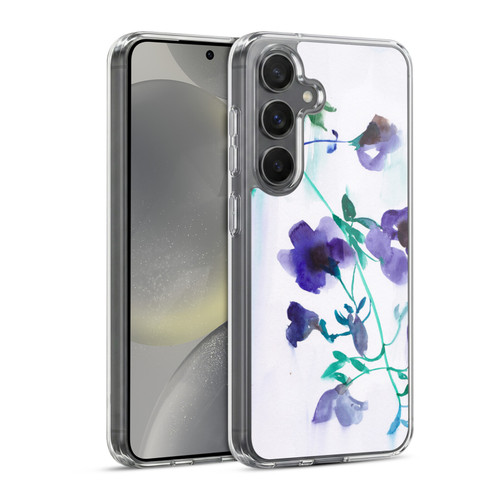 Mai Autumn Floral Blooms Moon Drops Soft Gel Case for Samsung Galaxy S24 5G & MagSafe