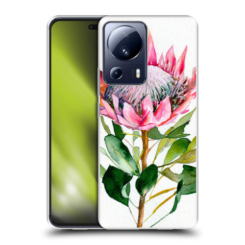 Mai Autumn Floral Blooms Protea Soft Gel Case for Xiaomi 13 Lite 5G