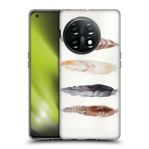 Mai Autumn Feathers Pattern Soft Gel Case for OnePlus 11 5G