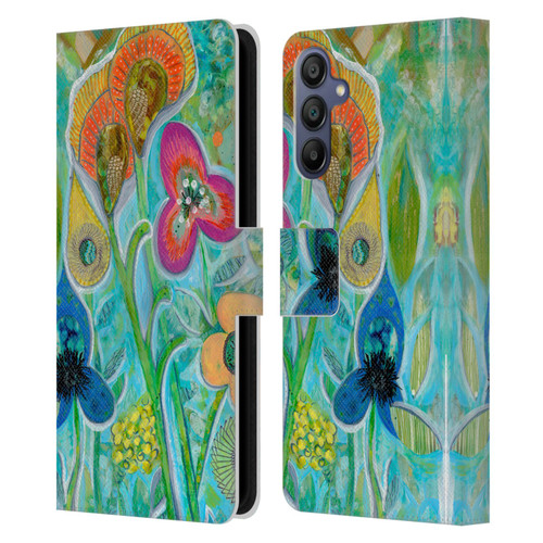 Wyanne Nature Garden Wild Leather Book Wallet Case Cover For Samsung Galaxy A15