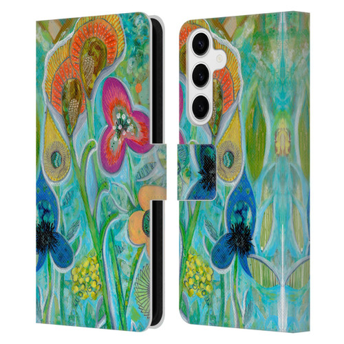 Wyanne Nature Garden Wild Leather Book Wallet Case Cover For Samsung Galaxy S24+ 5G