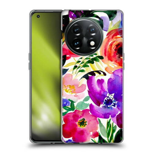 Mai Autumn Floral Garden Bloom Soft Gel Case for OnePlus 11 5G