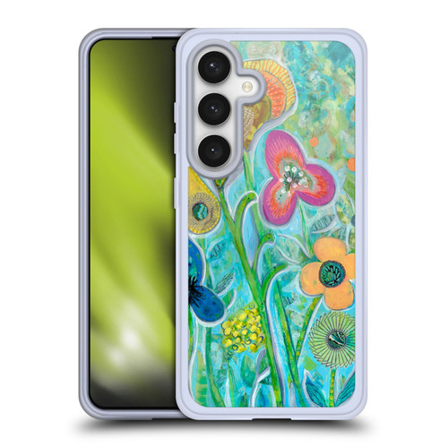 Wyanne Nature Garden Wildflowers Soft Gel Case for Samsung Galaxy S24 5G