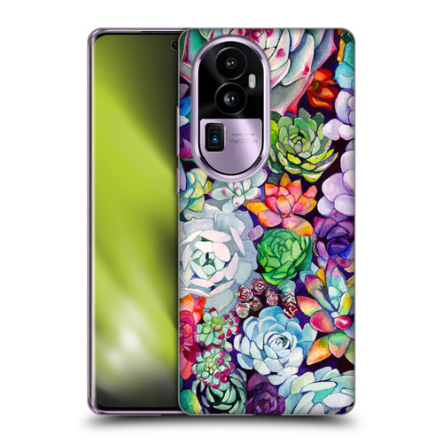 Mai Autumn Floral Garden Succulent Soft Gel Case for OPPO Reno10 Pro+