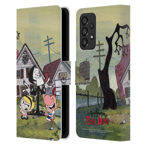 The Grim Adventures of Billy & Mandy Graphics Poster Leather Book Wallet Case Cover For Samsung Galaxy A33 5G (2022)