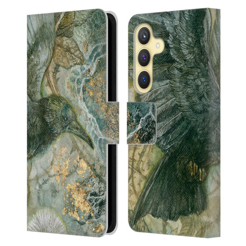 Stephanie Law Birds Detached Shadow Leather Book Wallet Case Cover For Samsung Galaxy S24 5G