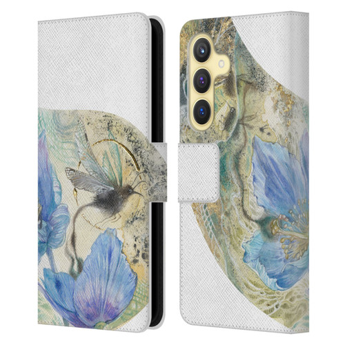 Stephanie Law Birds Flourish Leather Book Wallet Case Cover For Samsung Galaxy S24 5G