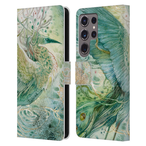 Stephanie Law Birds Phoenix Leather Book Wallet Case Cover For Samsung Galaxy S24 Ultra 5G