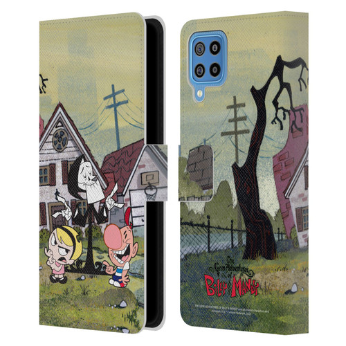 The Grim Adventures of Billy & Mandy Graphics Poster Leather Book Wallet Case Cover For Samsung Galaxy F22 (2021)