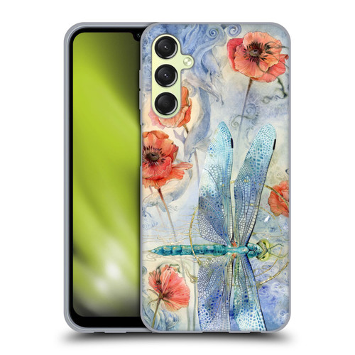 Stephanie Law Immortal Ephemera When Flowers Dream Soft Gel Case for Samsung Galaxy A24 4G / Galaxy M34 5G