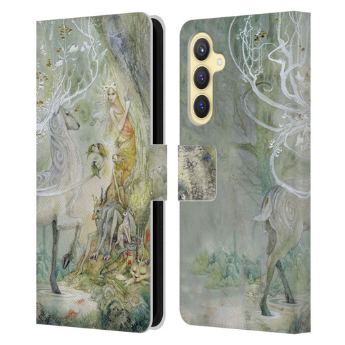 Stephanie Law Stag Sonata Cycle Scherzando Leather Book Wallet Case Cover For Samsung Galaxy S23 FE 5G