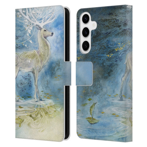 Stephanie Law Stag Sonata Cycle Deer Leather Book Wallet Case Cover For Samsung Galaxy S24+ 5G