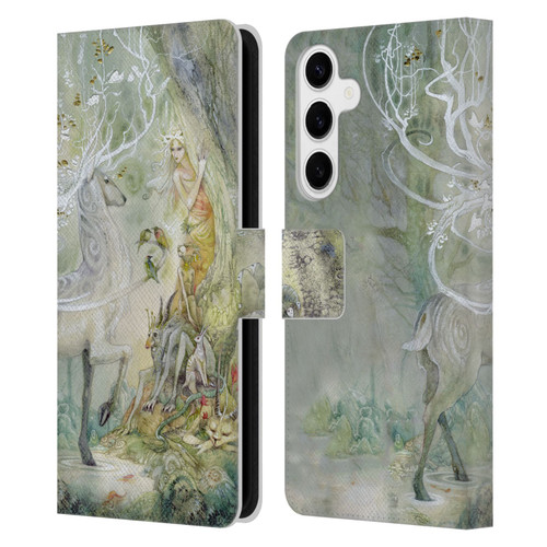Stephanie Law Stag Sonata Cycle Scherzando Leather Book Wallet Case Cover For Samsung Galaxy S24+ 5G