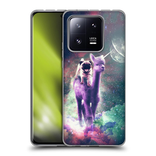 Random Galaxy Space Unicorn Ride Pug Riding Llama Soft Gel Case for Xiaomi 13 Pro 5G