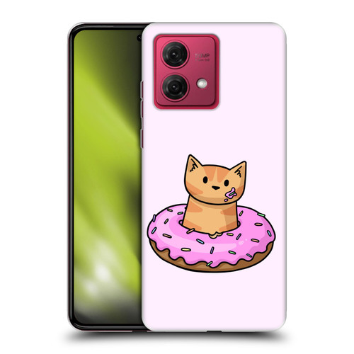 Beth Wilson Doodlecats Donut Soft Gel Case for Motorola Moto G84 5G