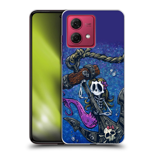 David Lozeau Colourful Grunge Mermaid Anchor Soft Gel Case for Motorola Moto G84 5G