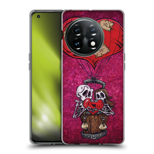 David Lozeau Colourful Grunge Day Of The Dead Soft Gel Case for OnePlus 11 5G