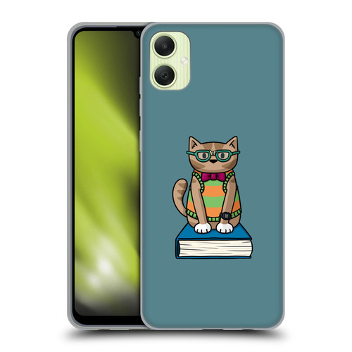 Beth Wilson Doodlecats Nerd Soft Gel Case for Samsung Galaxy A05