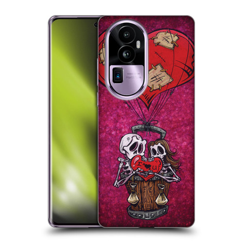 David Lozeau Colourful Grunge Day Of The Dead Soft Gel Case for OPPO Reno10 Pro+
