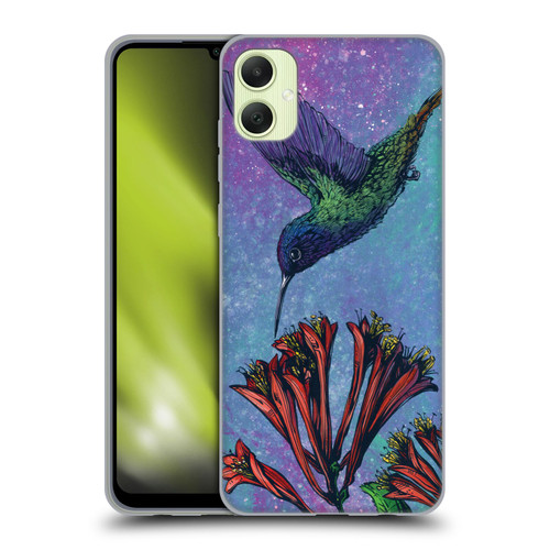 David Lozeau Colourful Grunge The Hummingbird Soft Gel Case for Samsung Galaxy A05