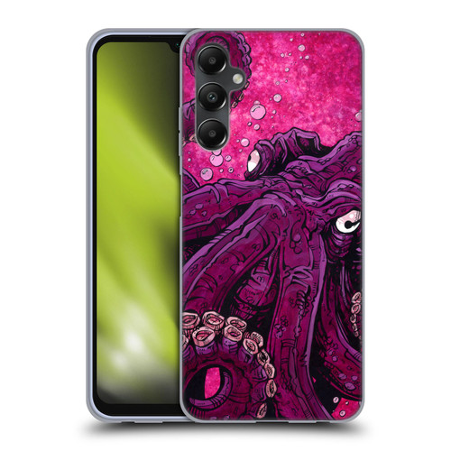 David Lozeau Colourful Grunge Octopus Squid Soft Gel Case for Samsung Galaxy A05s