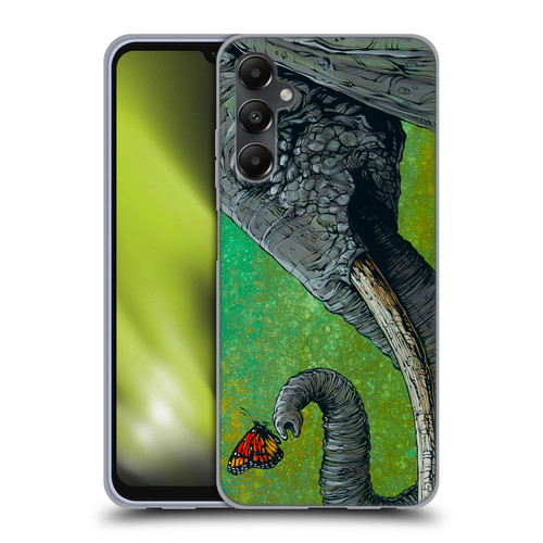 David Lozeau Colourful Grunge The Elephant Soft Gel Case for Samsung Galaxy A05s