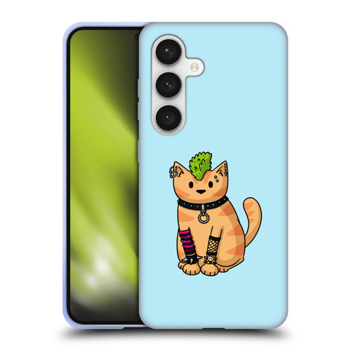 Beth Wilson Doodlecats Punk 2 Soft Gel Case for Samsung Galaxy S24 5G