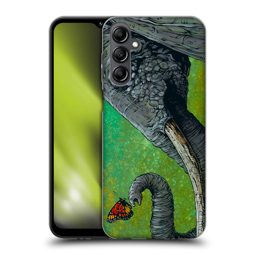 David Lozeau Colourful Grunge The Elephant Soft Gel Case for Samsung Galaxy M14 5G