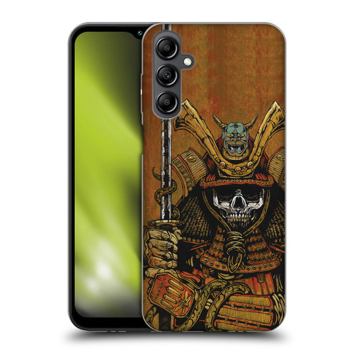 David Lozeau Colourful Grunge Samurai Soft Gel Case for Samsung Galaxy M14 5G
