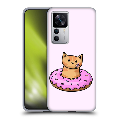 Beth Wilson Doodlecats Donut Soft Gel Case for Xiaomi 12T 5G / 12T Pro 5G / Redmi K50 Ultra 5G