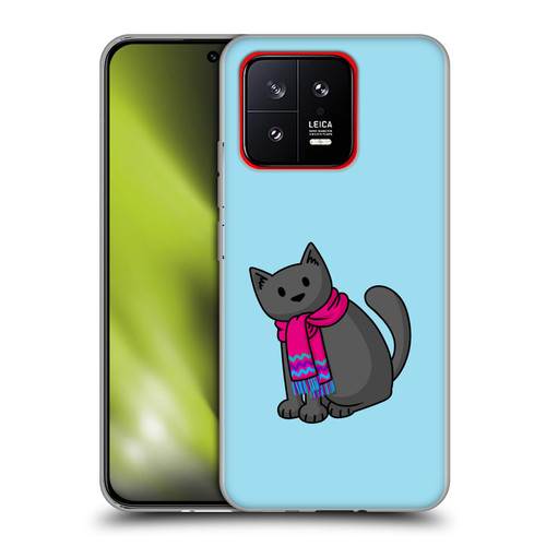 Beth Wilson Doodlecats Cold In A Scarf Soft Gel Case for Xiaomi 13 5G