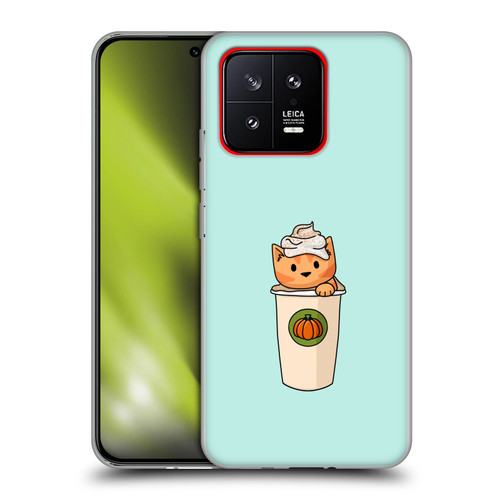 Beth Wilson Doodlecats Pumpkin Spice Latte Soft Gel Case for Xiaomi 13 5G
