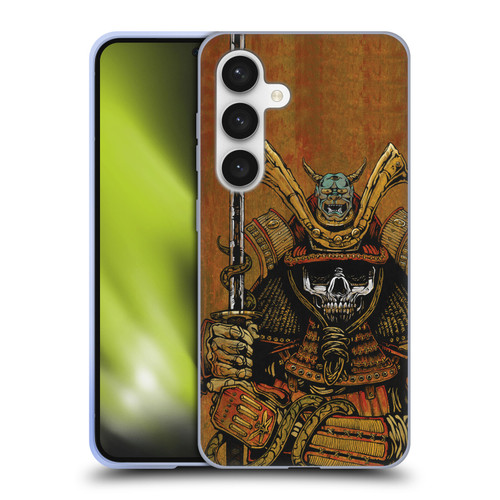David Lozeau Colourful Grunge Samurai Soft Gel Case for Samsung Galaxy S24 5G